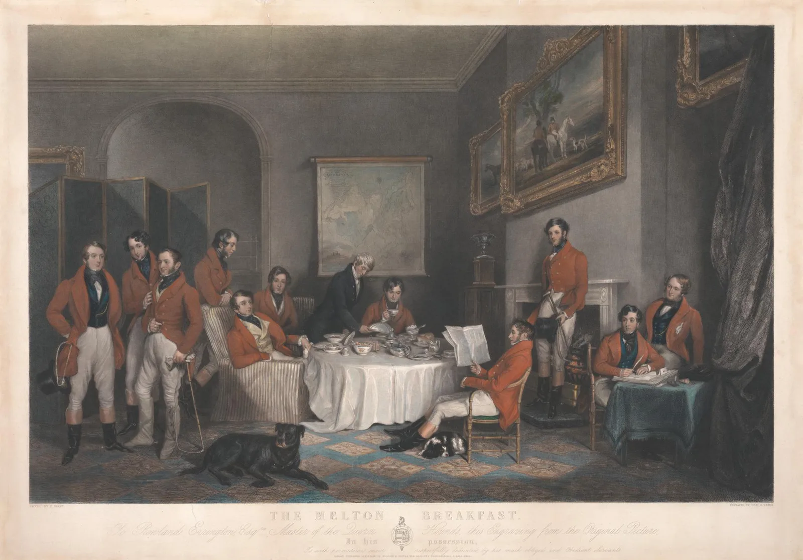Charles G Lewis - The Melton Breakfast - B1985.36.442 - Yale Center for British Art