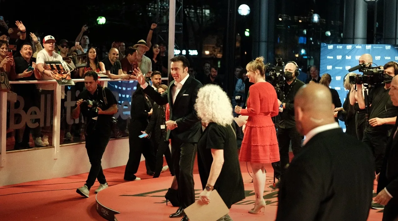 Nicolas Cage at 2022 Toronto International Film Festival Day 2 red carpet