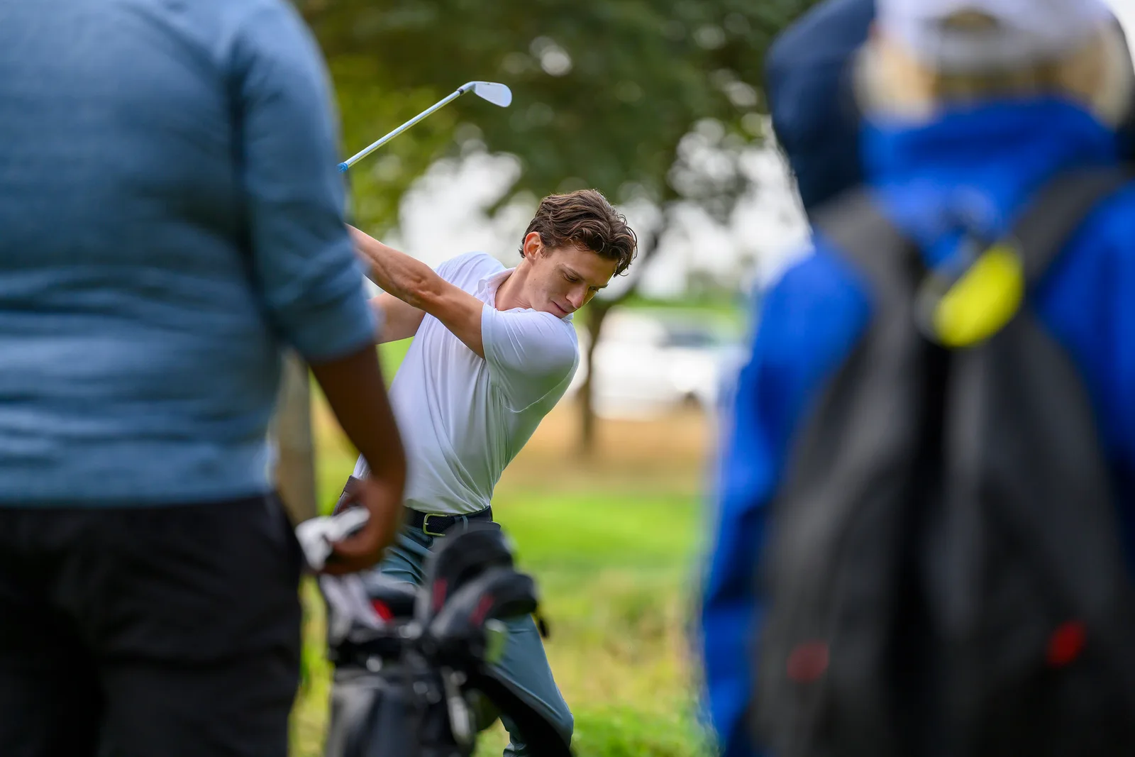 Tom Holland during pro-am Wentworth golf club 2023-2