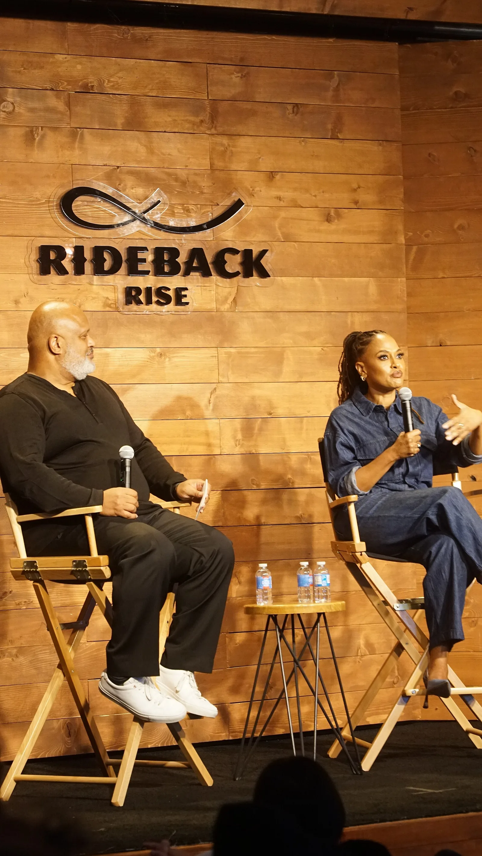 Ava DuVernay & Paul Garnes discuss the making of Origins, starring Aunjanue Ellis-Taylor, Jon Bernthal, Niecy Nash, and Vera Farmiga. They go into the details of development, production, post, and their Oscar campaign to an audience at Rideback.