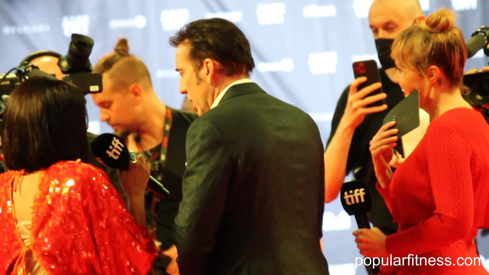 from <a href=" https://www.popularfitness.com " rel="noreferrer nofollow">www.popularfitness.com</a> Nicolas Cage at the Toronto International Film Festival - TIFF 2022 - for the movie Butcher's Crossing