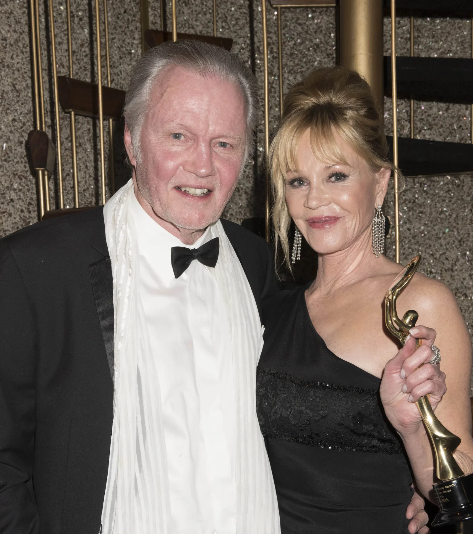 Jon Voight presented Melanie Griffith with the Timeless Beauty Award at the 2nd Hollywood Beauty Awards
