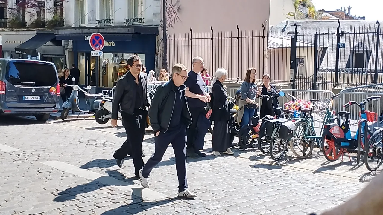 Guillaume Canet aux obsèques de Nadia Farès à l'église Saint-Jean de Montmartre, le 24 avril 2026.