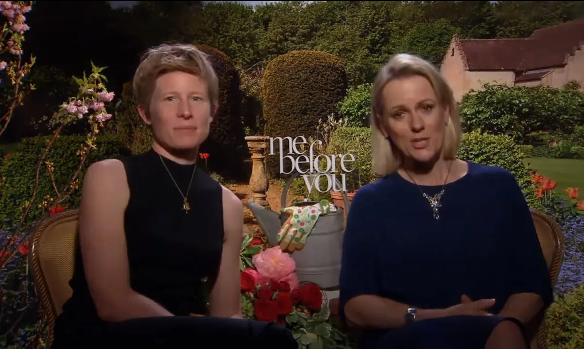 Thea Sharrock and Jojo Mayes in 2016