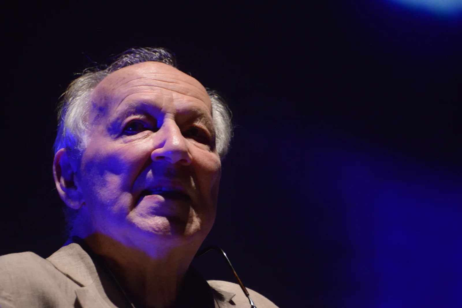 Convidado: Werner Herzog, cineasta alemão Data: 23 de setembro de 2019 Local: Salão de Atos da UFRGS, Porto Alegre Crédito das imagens: Fronteiras do Pensamento / Luiz Munhoz