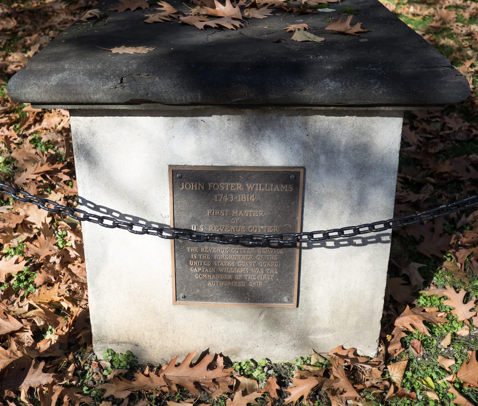 John Foster Williams sarcophagus at the Granary Burying Ground in Boston