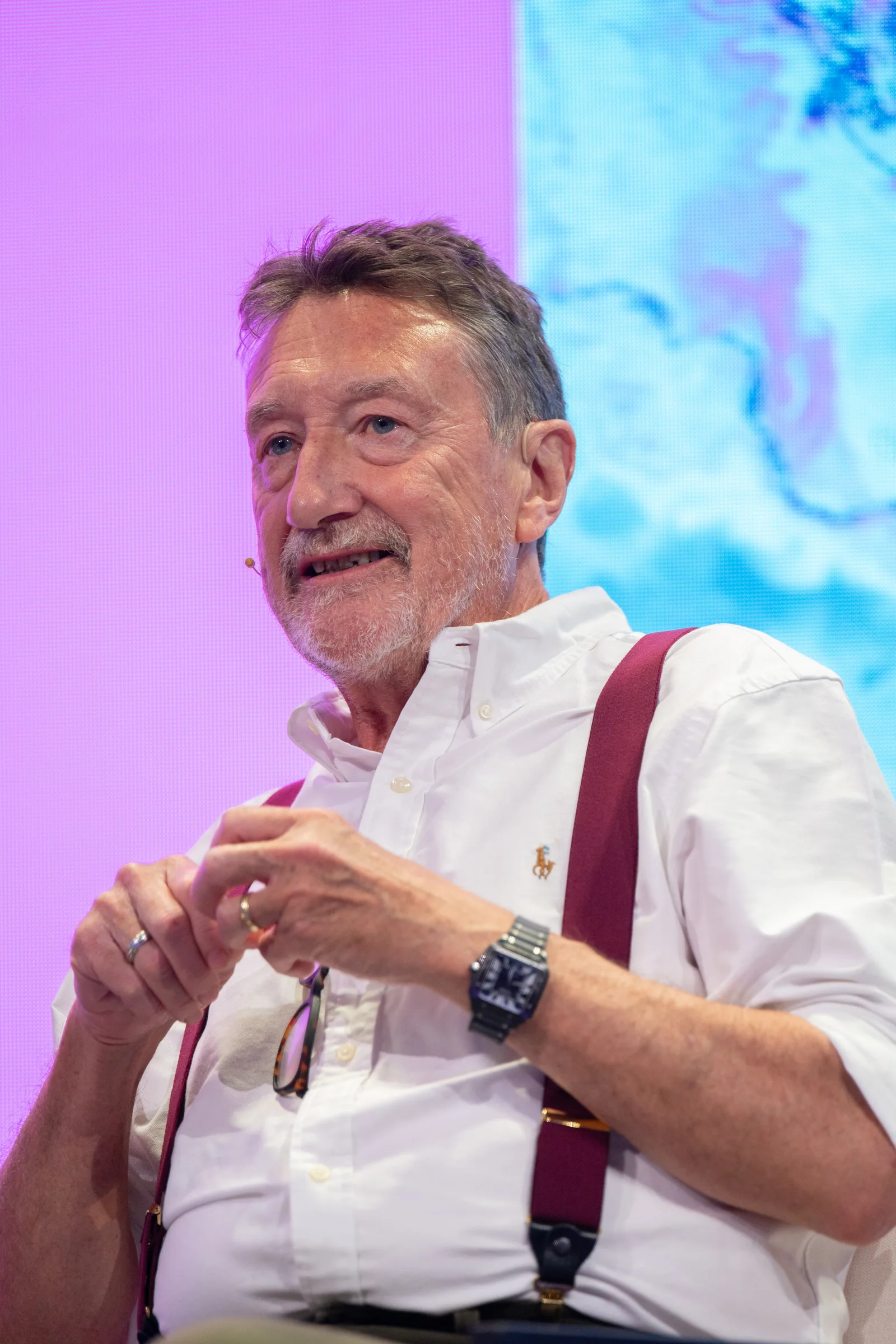 Steven Knight, British screenwriter, at the SXSW London festival hosted in London, England during June 2026.