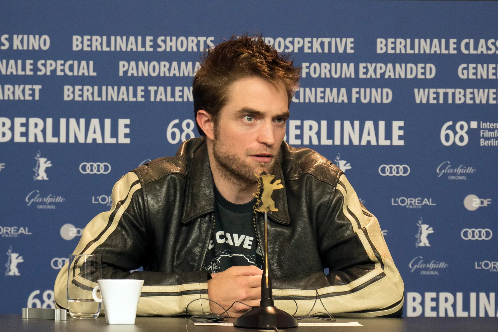 Robert Pattinson at the press conference of Damsel at Berlinale 2018