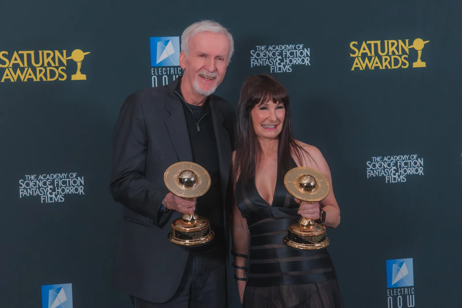 James Cameron & Gale Anne Hurd at the 53rd Saturn Awards