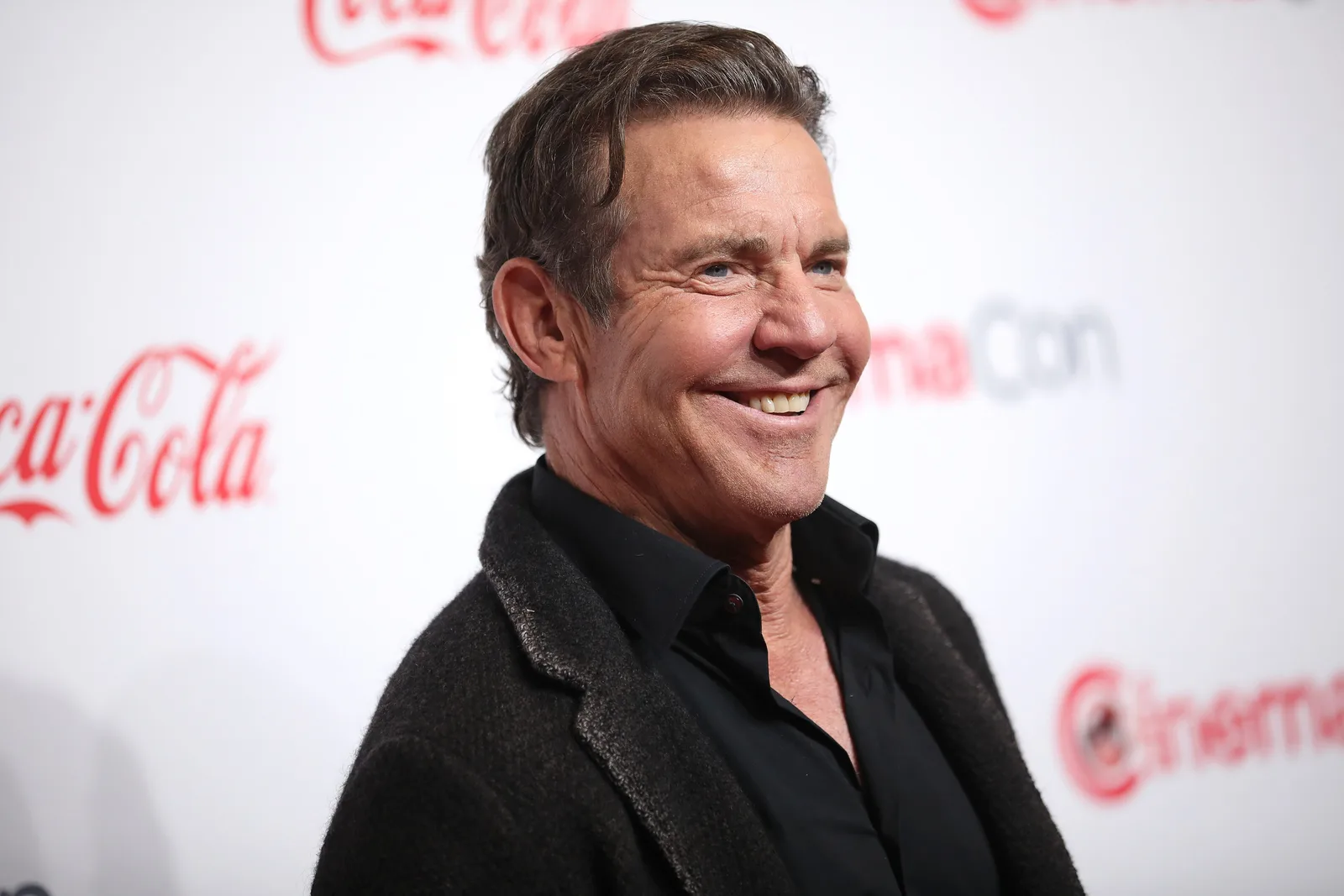 Dennis Quaid on the red carpet at the Big Screen Achievement Awards at the 2024 CinemaCon at The Colosseum Theater at Caesars Palace in Las Vegas, Nevada.