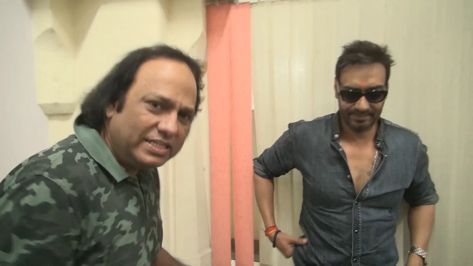 Drishyam Indian thriller drama film directed by Nishikant Kamat. Actor Ajay Devgn permoting his pinkcity Jaipur.