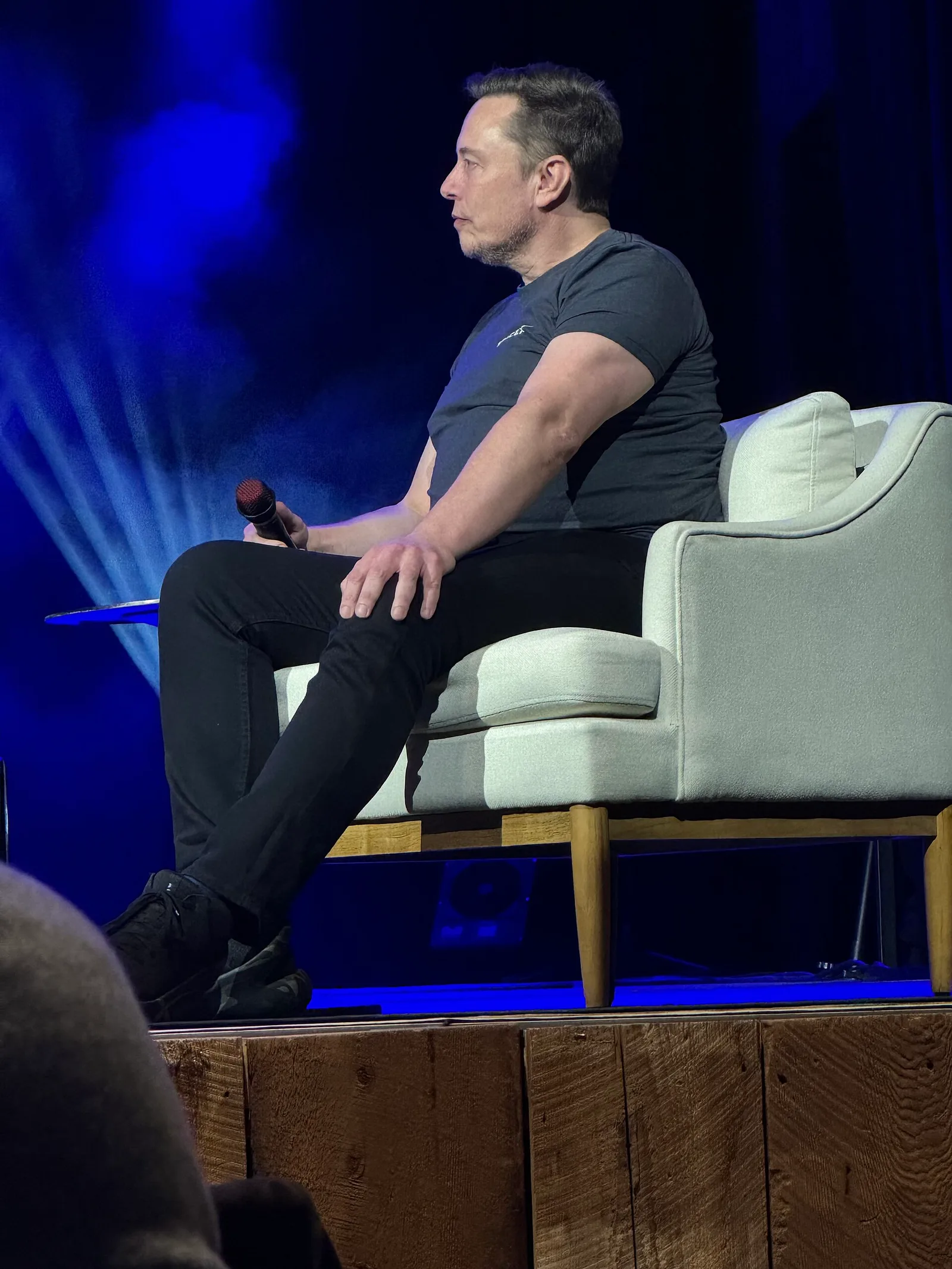 Elon Musk at a conference in Big Sky, MT.