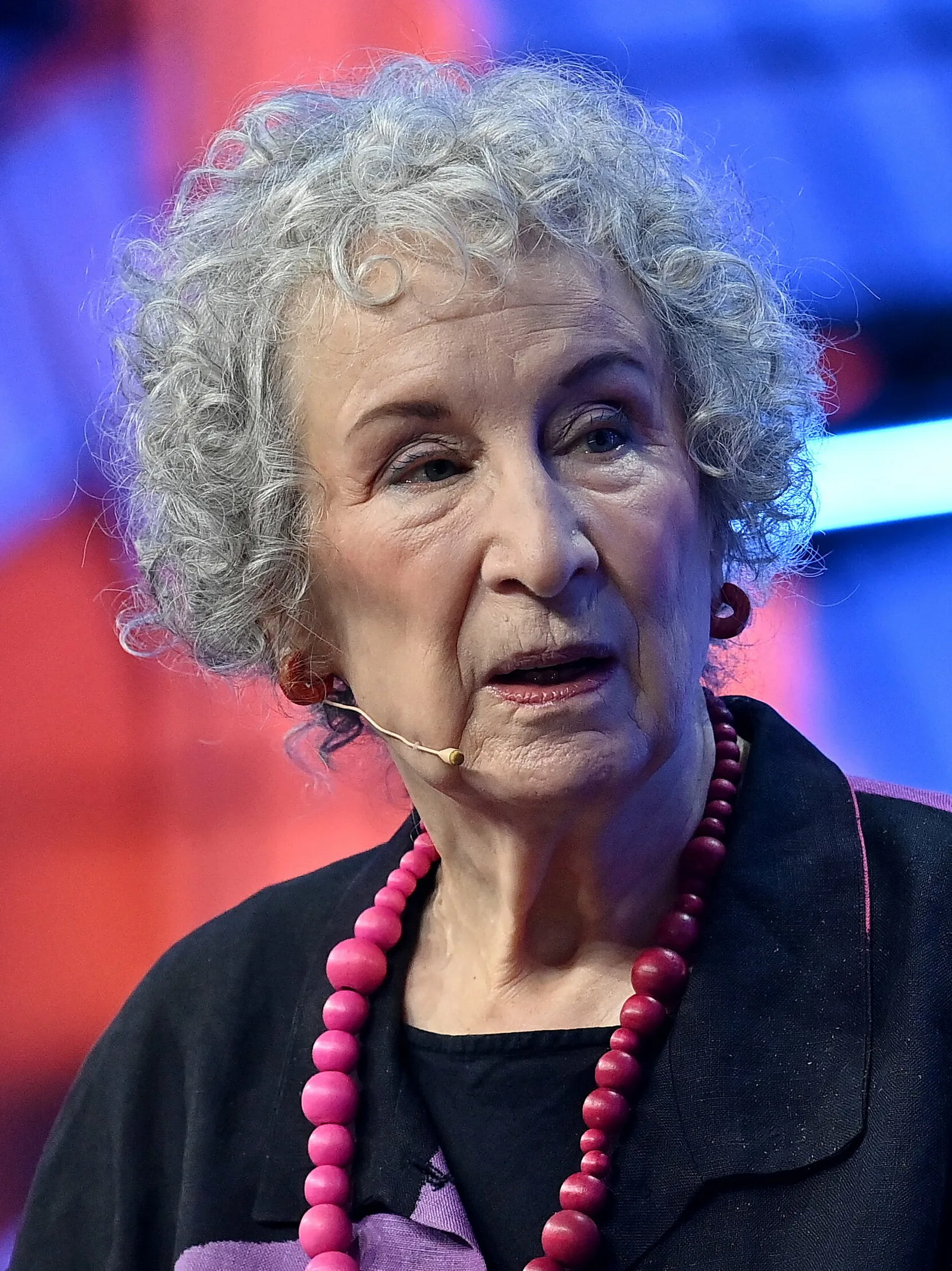 20 June 2022; Margaret Atwood, Author, during the opening night of Collision 2022 at Enercare Centre in Toronto, Canada. Photo by Piaras Ó Mídheach/Collision via Sportsfile