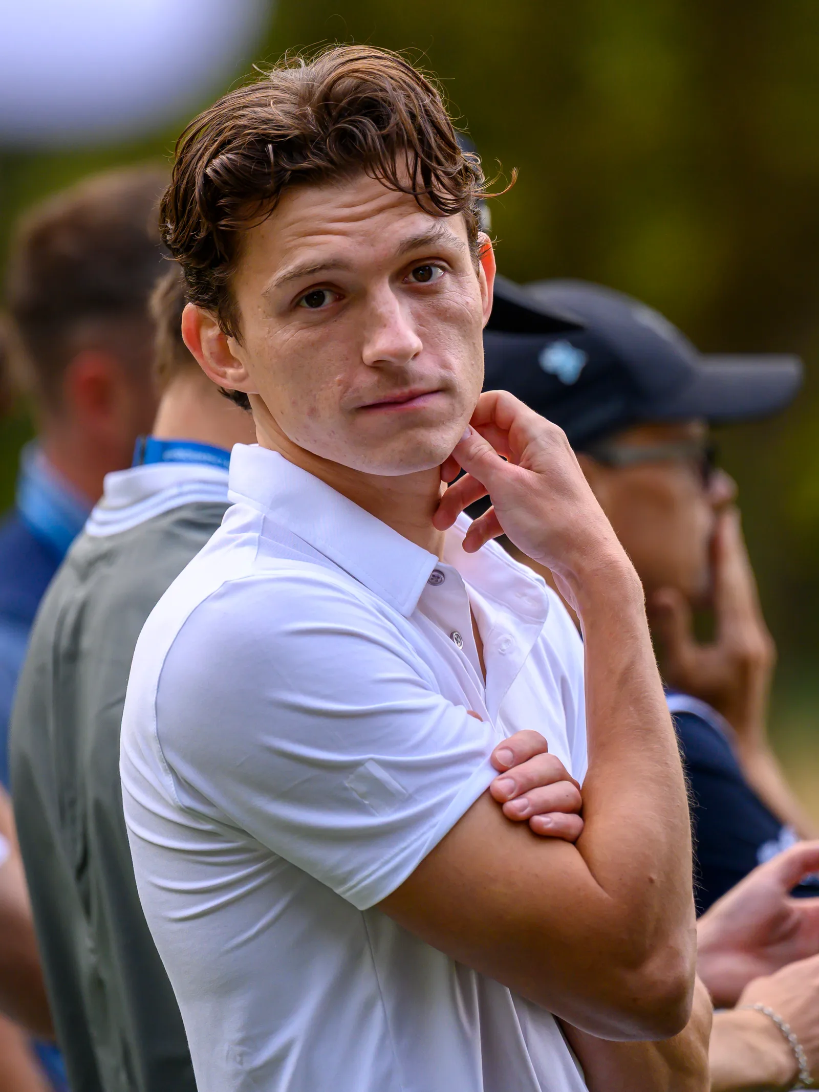 Tom Holland during pro-am Wentworth golf club 2023-2