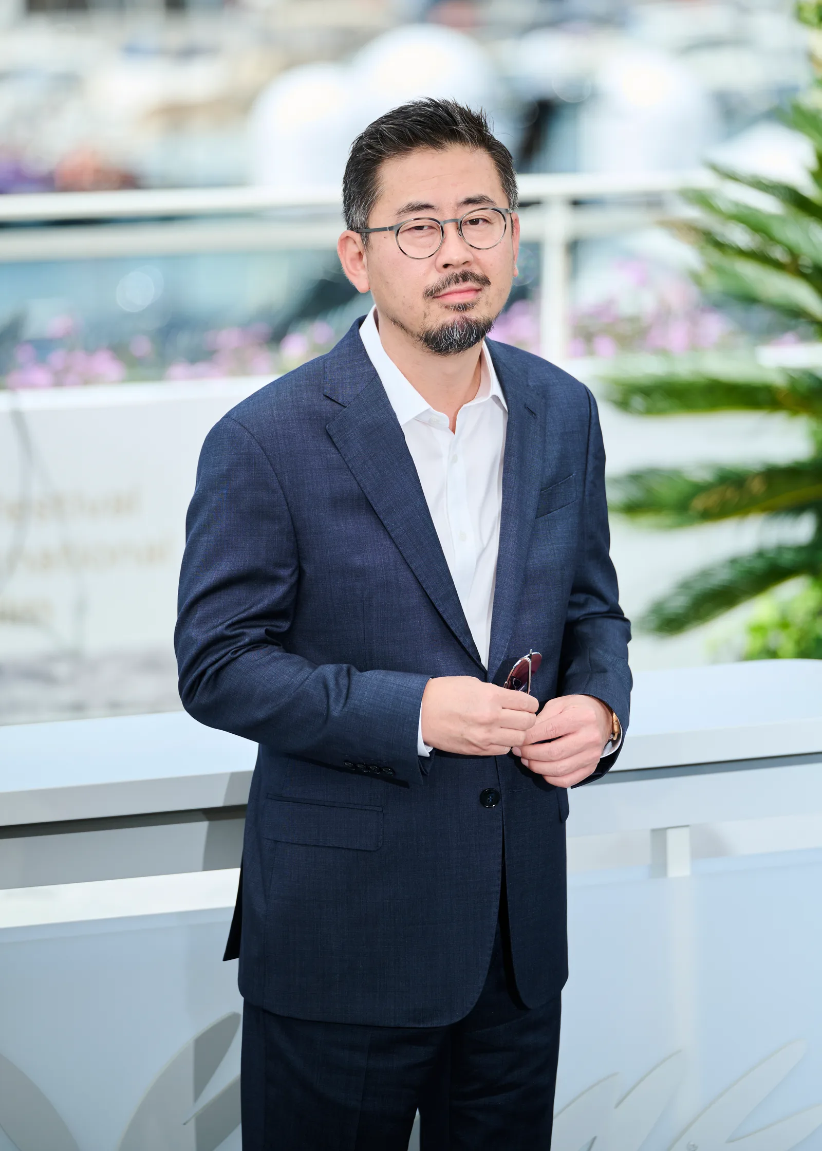 Na Hong-jin poses during the "Hope" photocall at the 79th annual Cannes Film Festival at Palais des Festivals on May 18, 2026