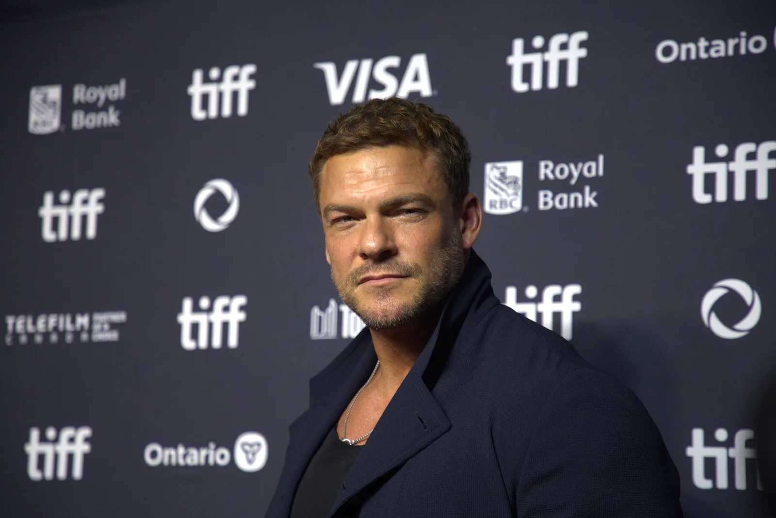 Alan Ritchson at TIFF 2025.